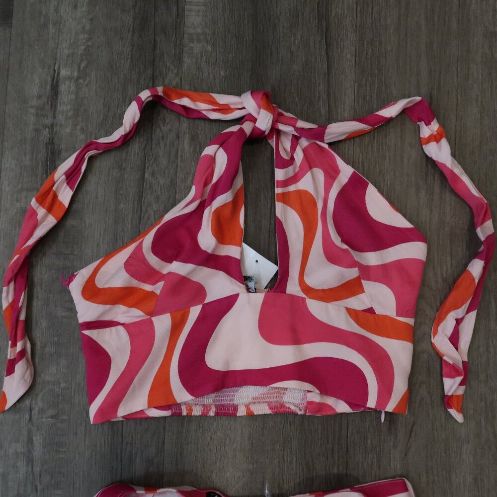 Zara 2 Piece halter top/pants suit